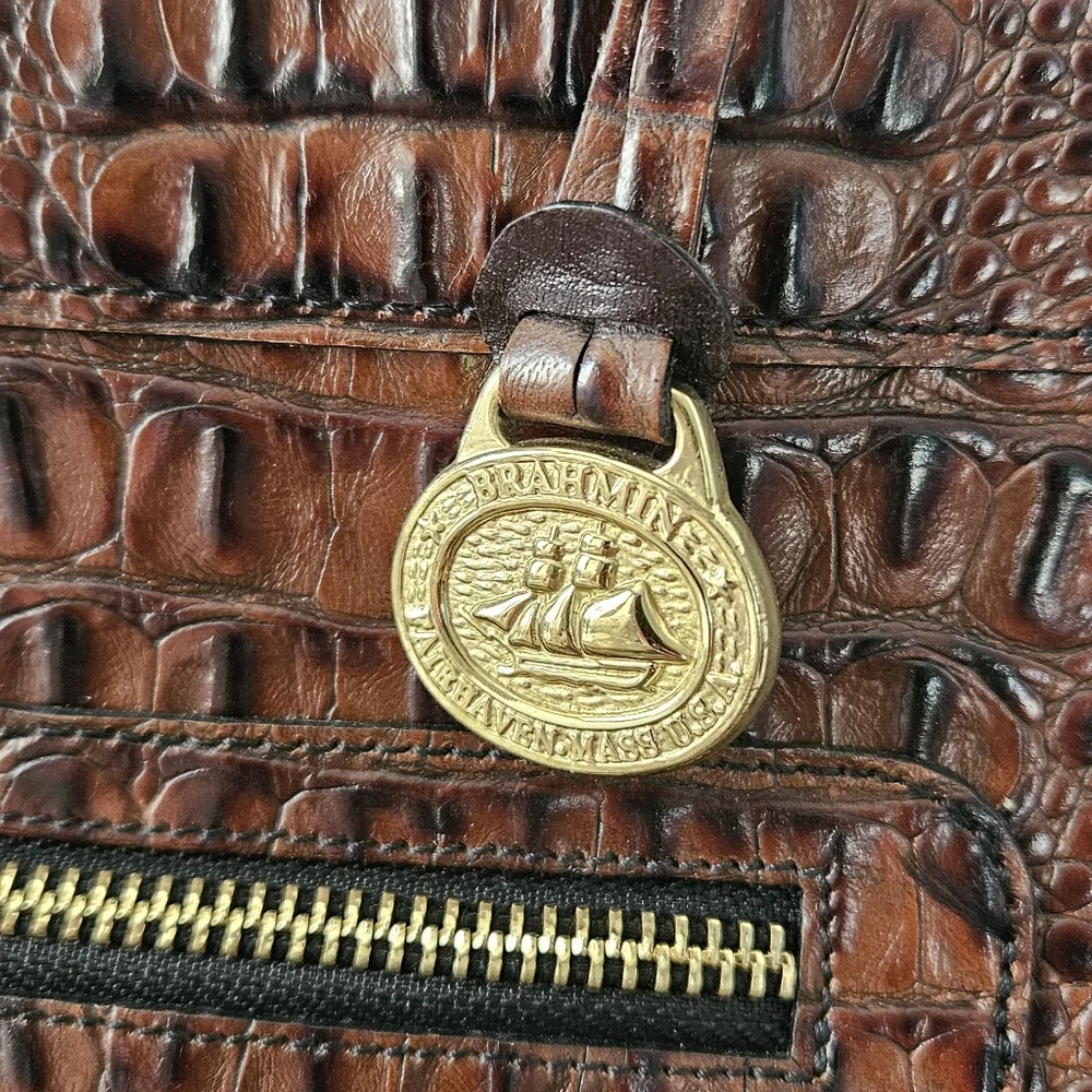 Brahmin Medium‎ Asher Leather Tote With Dustbag